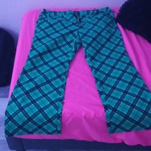 Low rise flare pants